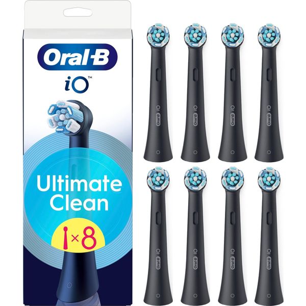 Oral-B Io Ultimate Clean Black -Vaihtoharjat 8Kpl, Musta-image