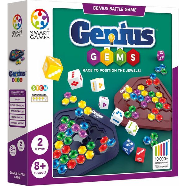 Smart Games Genius Saphire, Logikspiel, Knobelspiel, Denkspiel, Ab 8 Jahren, Sghp 003 De-image