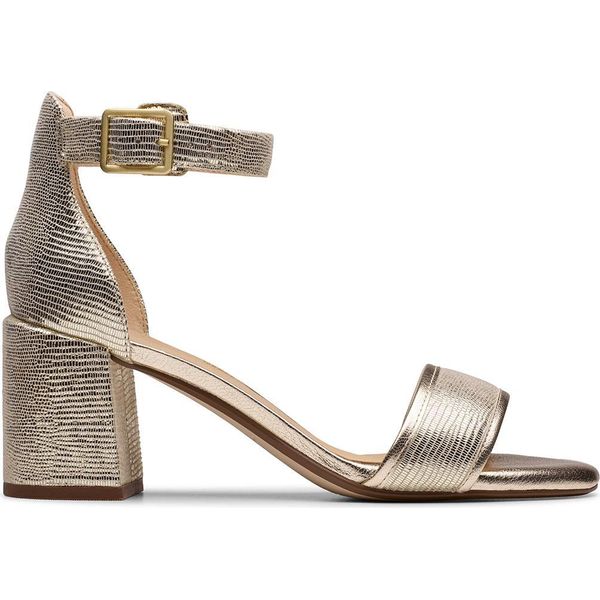 Clarks Ezoria Mae 26181296 4, Sandali In Oro Da Donna, Misura 41,5-image