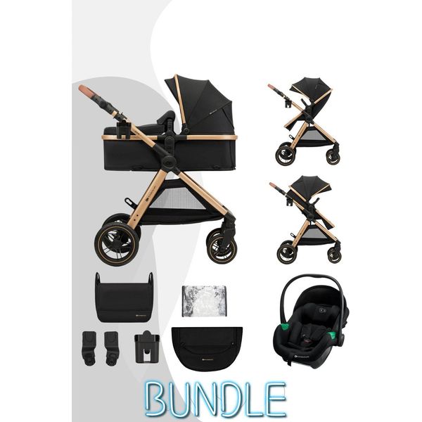 Kinderkraft Passeggino Multifunzionale 3 In 1 Esme Pro - Fino A 25 Kg - Navicella Con Ventilazione - Sistema Da Viaggio - Passeggino & Seggiolino Auto Mink Pro 2 I-Size-image