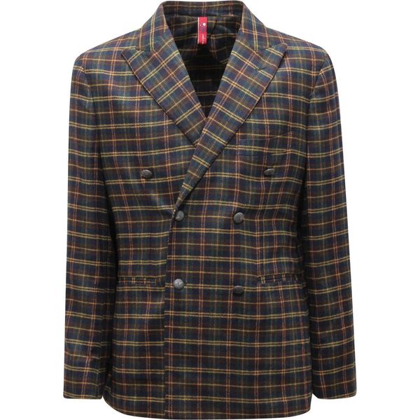 O2688 Giacca Doppiopetto Uomo Martin Zelo Man Wool Blend Jacket-image