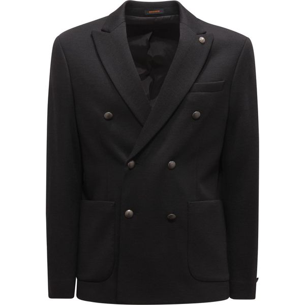 O2705 Giacca Doppiopetto Uomo Officina36 Man Jacket Black-image