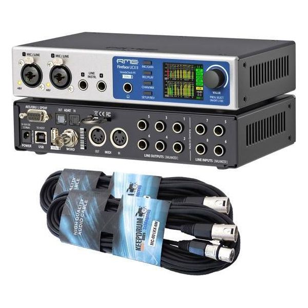 Interfaccia Rme Fireface Ucx Ii Con 2X Cavi Xlr-image