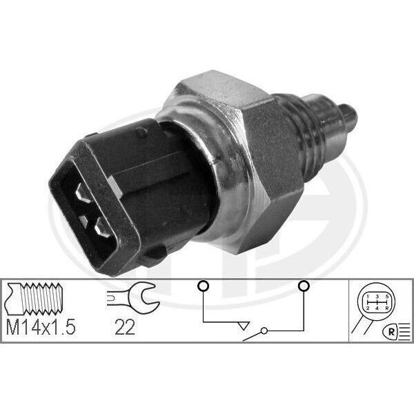 Era 330251 - Oe 2257 33 Schalter, RüCkfahrleuchte FüR Berlingo, Jumpy (U6U), Jumpy (B), Xsara, Zx (N2), Scudo, Ulysse, 206 Cc (2D), 206 (2A/C), 206 Sw (2E/K), 306, 405 Ii, Partner (5, G), 406, 605 (6B), 806 (221), Expert (224), Expert (222), Expert (223)-image