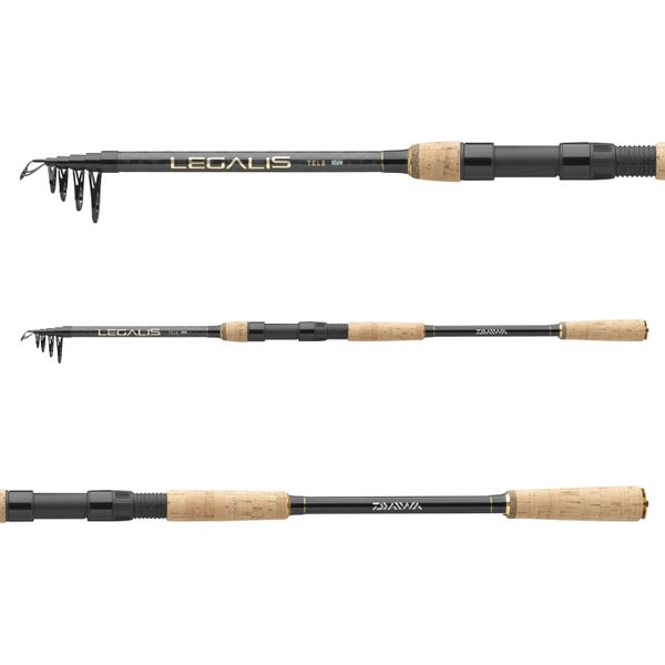 Daiwa Legalis Tele Spin, 3M, 9,84Ft, 40-120G, 6 Parti, Tele - Canna Da Pesca A Spinning, Medio Veloce, 11860-302-image