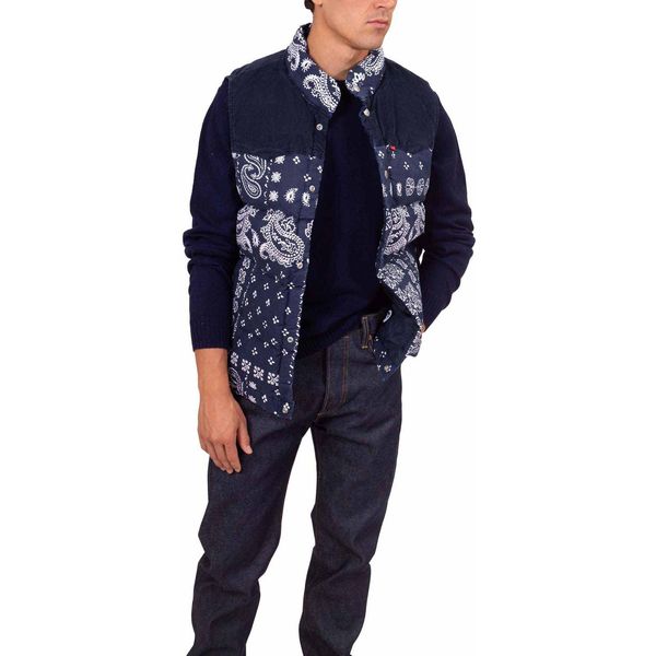 Levi's - Giubbotto Uomo Smanicato Con Fantasia Paisley - Taglia M-image