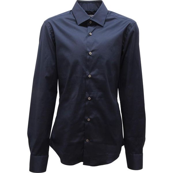 O4432 Camicia Uomo Stretch 2 You Man Shirt Blue-image