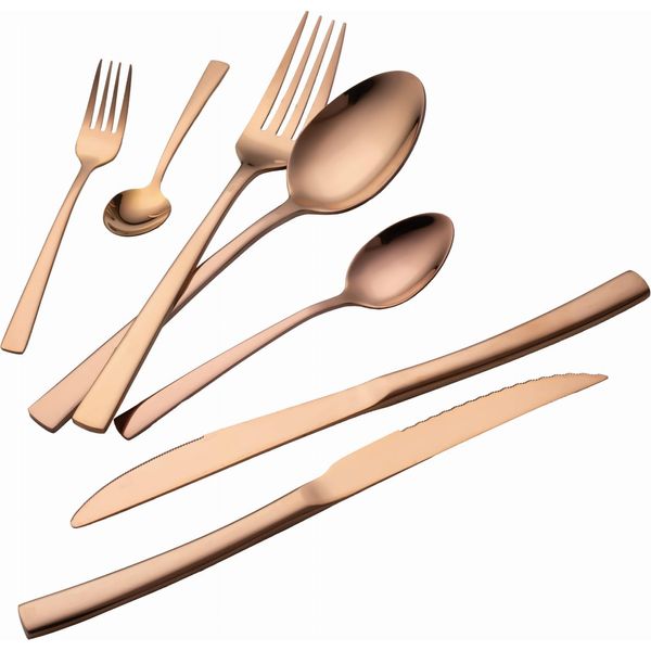 Berlinger Haus Rose Gold BH-3087 Set Di Posate Da 42 Pezzi Per 6 Persone, Oro Rosa Lucido-image