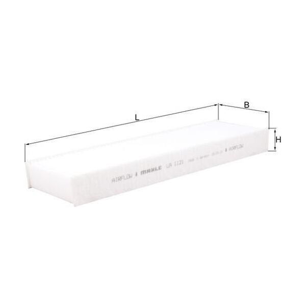 Mahle La 1121 - Oe 99157237100 Filtro Aria In Cabina Per 718 (982), 911 (991), 911 (992), Boxster (981), Cayman (981)-image