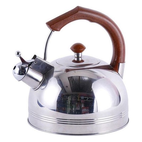Inf Bollitore Fischietto In Acciaio Inox - 3L Per Piano Cottura, Uso Domestico-image