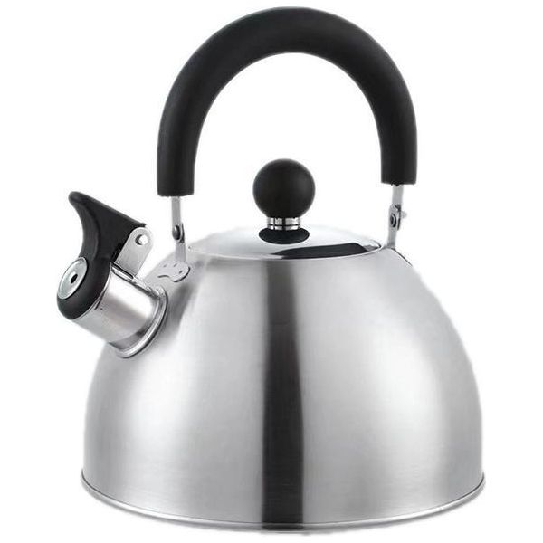 Inf Bollitore Fischietto Acciaio Inox 2,5L Argento Allarme Acustico Per Induzione-image