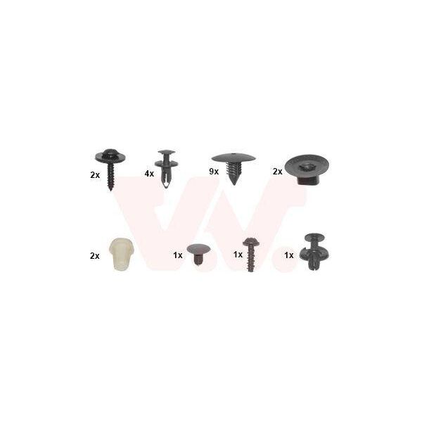 Van Wezel 4356796 - Oe 600380356R Kit Di Montaggio, Parafango Per Laguna Iii-image