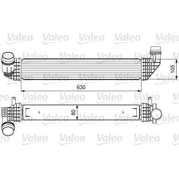 Valeo 818636 - Intercooler Oe 144965727R Per Grand Scenic Iii (Jz), Scenic Iii-image