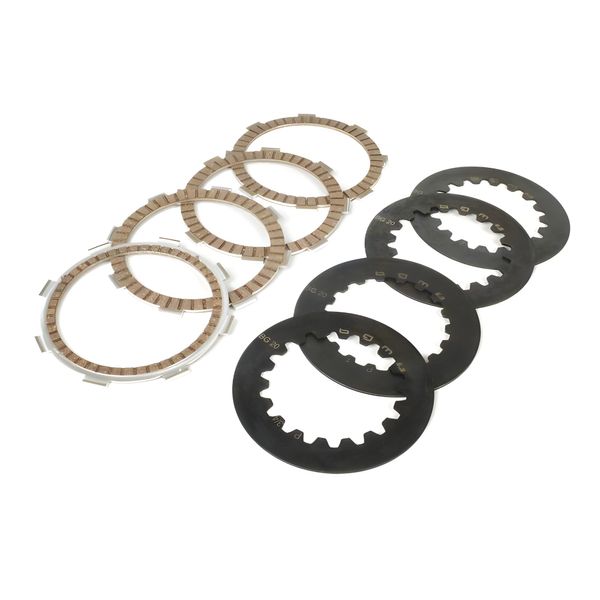 Set Rivestimenti Frizione Bgm Incl. Dischi In Acciaio Tipo Sport Alu Per Cestello Frizione, Superstrong, Scooter & Service, Mmw, Ultrastrong, 4 Dischi Per Vespa Cosa2, Fl (1992-), Px (1995-)-image