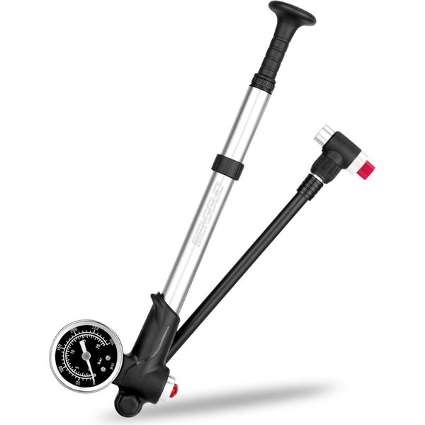 Pompa Per Ammortizzatori Da Bicicletta 300PSI Con Manometro, Pompa Ad Aria Ad Alta Pressione Per Forcella E Sospensione Posteriore Della Bicicletta-image