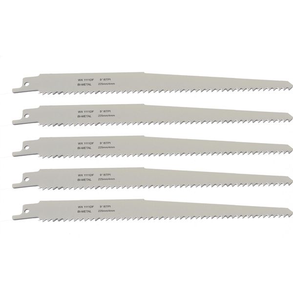 Lame Per Sega Circolare 1111DF Per Legno E Metallo 225 Mm - Confezione Da 5 Pz-image