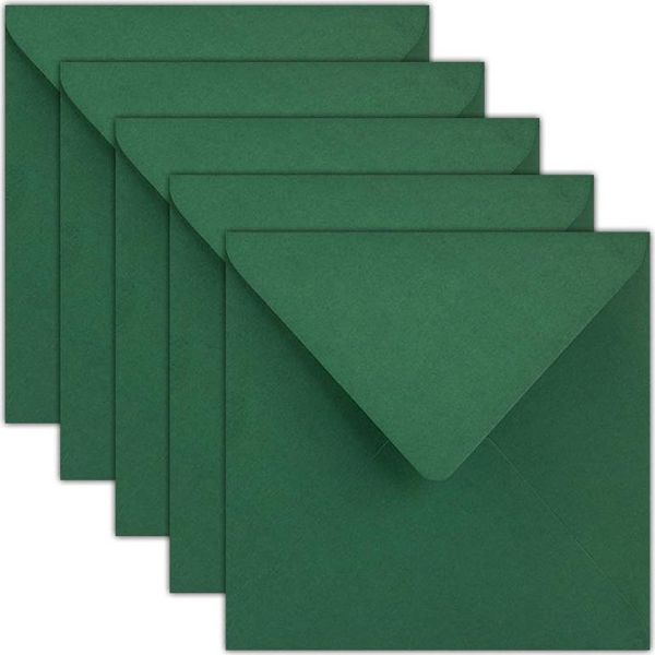 K4 Nk Buste Sirio Colour Foglia Busta Verde 115G - 25 Pezzi-image