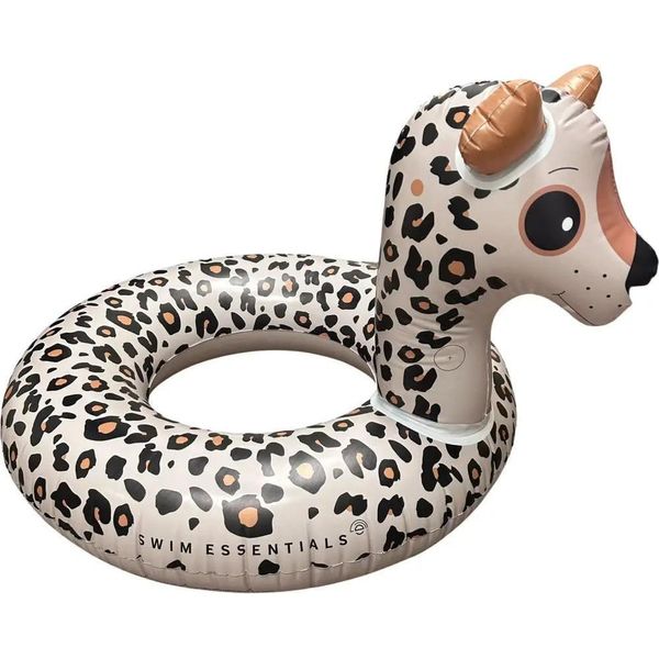 Anello Da Bagno Swim Essentials 95 Cm Beige Leopard-image