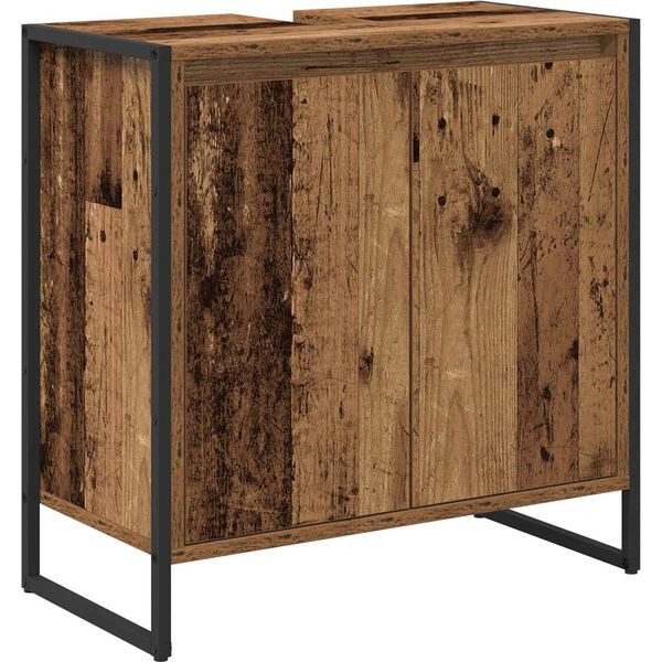 Syfax™ Mobile Da Bagno Legno Vecchio 60 X 30 X 60 Cm Legno Multistrato-image