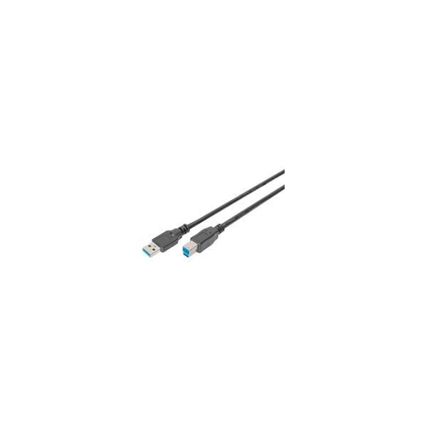 Usb 3.2 Gen 1 Anschlusskabel USB-A > USB-B Schwarz, 1,80 Meter-image