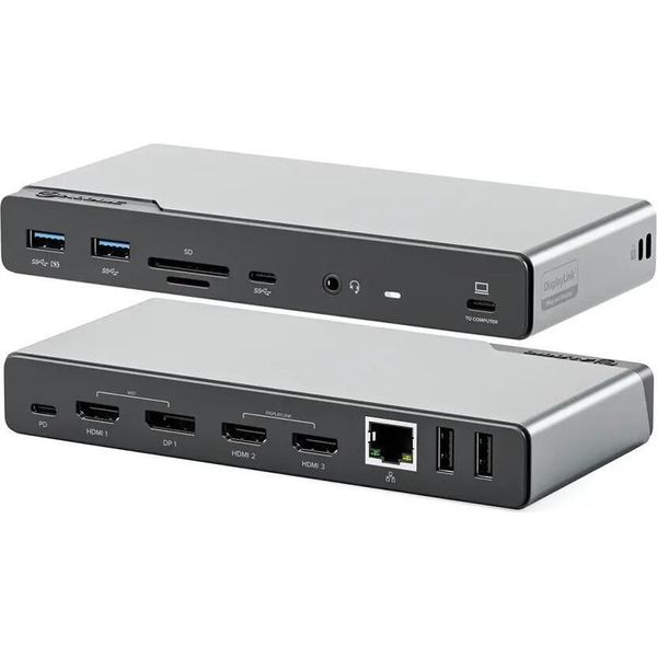 Alogic DUCDV4 Alogic Dockingstation USB-C 16 In 1 Quad Display 85W Pd-image