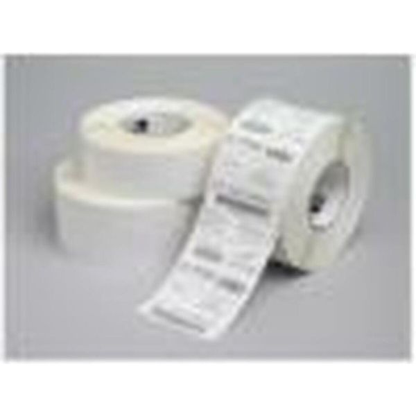 Zebra Z-Select 2000T - Opaco - Adesivo Acrilico Permanente - Rivestito - Perforato - Bianco - 57 X 32 Mm 25200 Etichette (12 Rotoli X 2100) Etichette-image