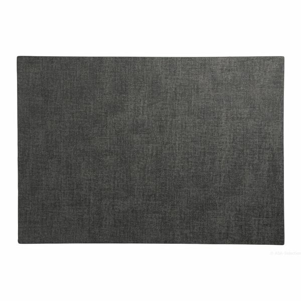 Asa Selection Meli-Melo Tischset Coal, Platzmatte, Platzdeckchen, Untersetzer, Pu, Grau, 78093076-image