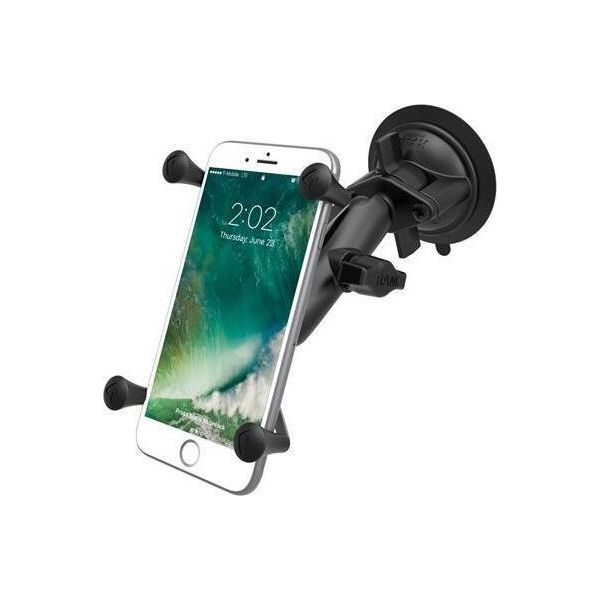 Ram Mounts X-Grip Large Phone Mount Ram Twist-Lock Base A Ventosa Supporto Per Telefono Cellulare/Tablet-image