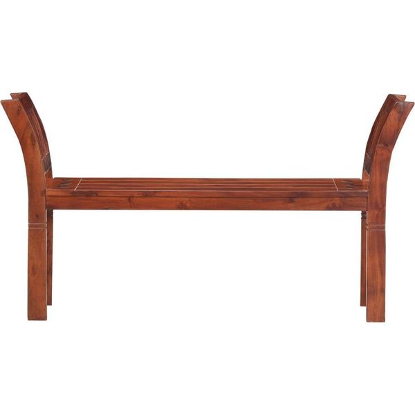 Syfax™ Panca 111 Cm In Legno Massello Di Acacia-image