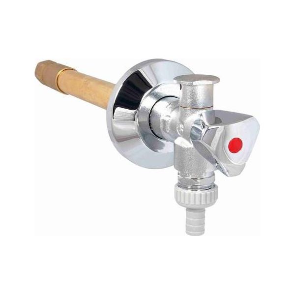 Rubinetto Da Esterno Js Frost-Tec, Maniglia Sanitaria Rb+Rv, 160-260Mm, Dn15, Chr.-image