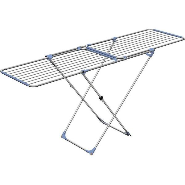 Stendibiancheria Gimi Duo Acciaio Inox 209 X 60 X 97 Cm Bianco Estensibile-image