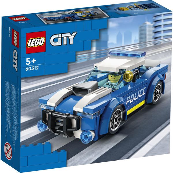 Lego 60312 City Police Car, Giocattolo Della Polizia Da 5 Anni, Regalo Per Bambini Con Minifigure Della Polizia, Serie Avventura, Giocattolo Creativo Per Bambini E Bambine-image