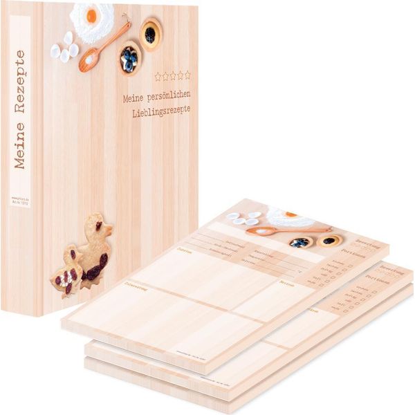 Cartella Ricette Pricaro Con Blocco Ricette "Cottura"", A4"-image
