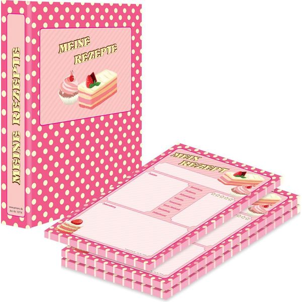 Cartella Ricette Pricaro Con Blocco Ricette "Retro"", A5"-image