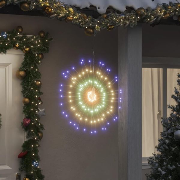 "2024 ""Cloris Luci Di Natale Pirotecniche 140 Led Multicolore 17 Cm - Decorazione Per Albero Di Natale CHY38542888"-image