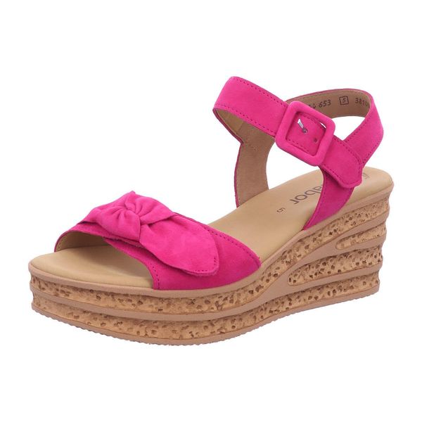 Gabor 44.653 Sandali Da Donna - Sandali Con Cinturino Rosa Elegante Nuovo-image