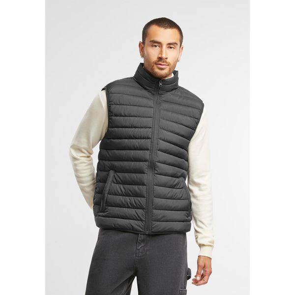 Gilet Urban Classics Basic Light Weigh Da Uomo, Nero - L-image