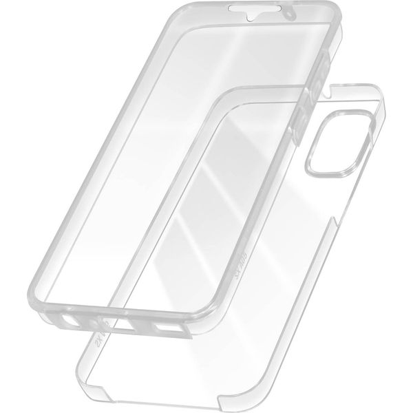 Avizar, Cover Antiurto Per Samsung Galaxy A05, Fronte + Retro, Trasparente-image