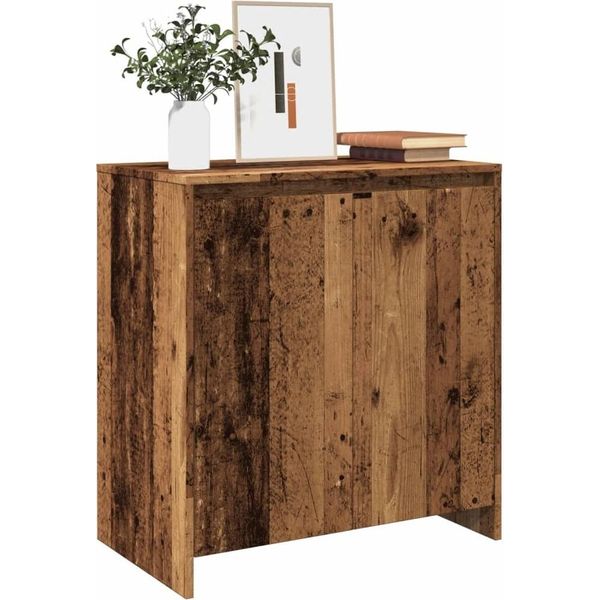 Vidaxl Credenza Effetto Legno Vecchio 70X41X75 Cm Materiale A Base Di Legno-image