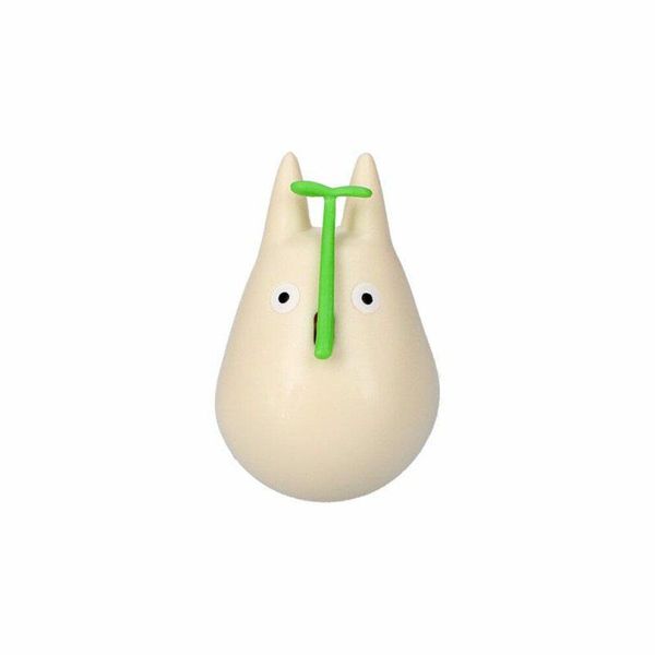 Figura Del Mio Vicino Totoro Con Base Rotonda Piccolo Totoro Con Foglia 5 Cm-image