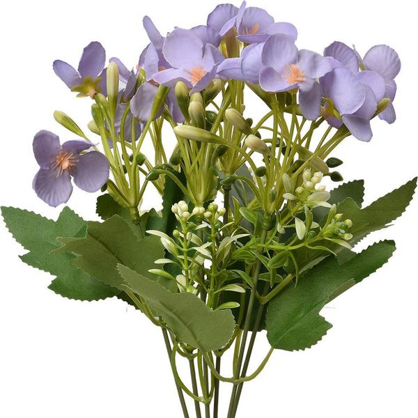 Fiore Artificiale Clayre & Eef 30 Cm Plastica Viola-image
