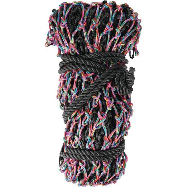 Hy - Rete Da Fieno Doppia "Slow Flow Ultra"" Per Cavalli BZ5750 (Taglia Unica) (Arcobaleno/Nero)"-image