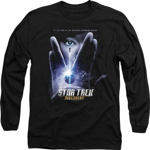 Star Trek: Discovery - Maglietta "Discovery Begins"" Per Uomini/Donne Unisex TV10162 (Xl) (Nero)"-image