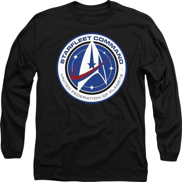 Star Trek: Discovery - Maglietta "Starfleet Command"" Per Uomo/Donna Unisex TV10166 (S) (Nero)"-image