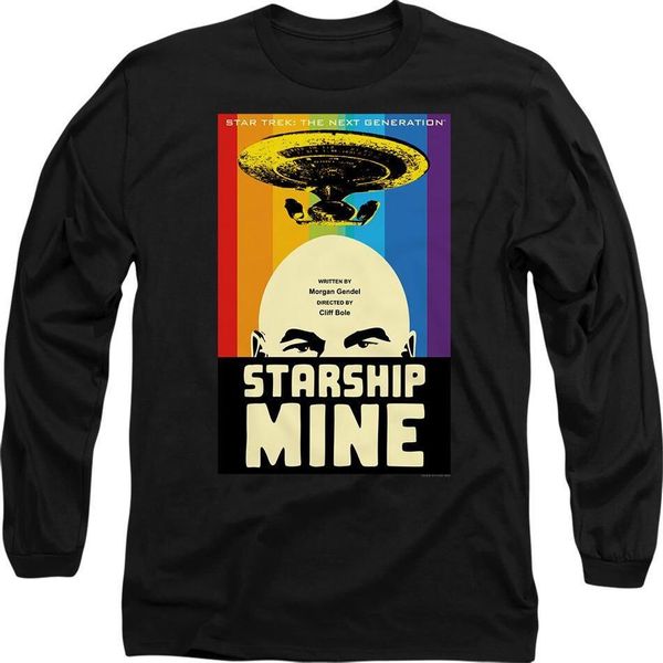 Star Trek - Maglietta "The Next Generation Stagione 6 Episodio 18"" Per Uomo/Donna Unisex TV10073 (S) (Nero)"-image