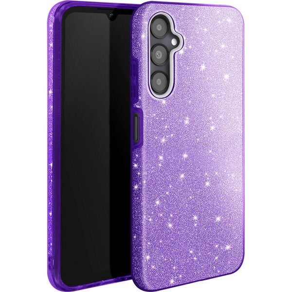 Avizar, Custodia In Silicone Scintillante Per Samsung A05S - Ultra Sottile E Antiurto, Viola-image