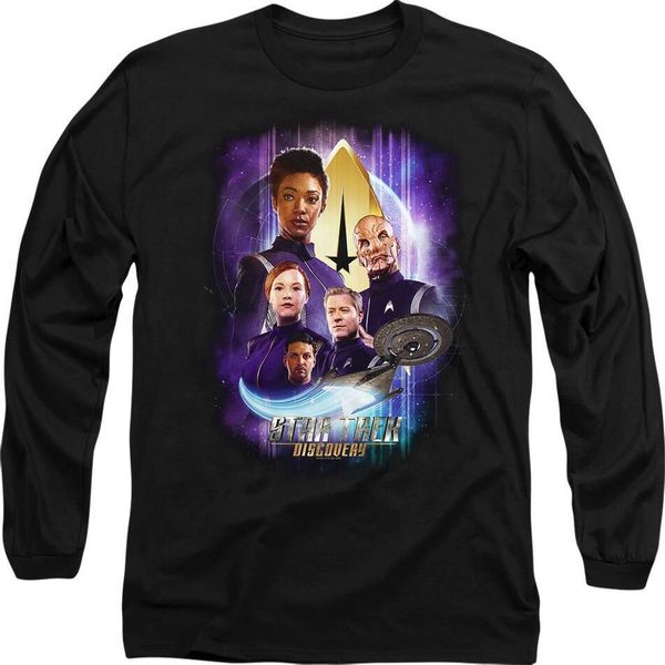Star Trek: Discovery - Maglietta "Discovery's Finest"" Per Bambini/Ragazzi Unisex TV10235 (Xl) (Schwarz)"-image