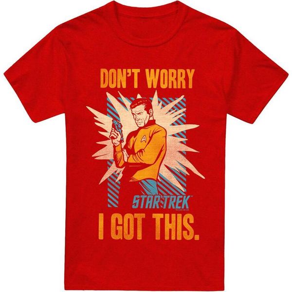 Star Trek - Maglietta "Got This"" Per Uomini/Donne Unisex TV17578 (3XL) (Rosso)"-image
