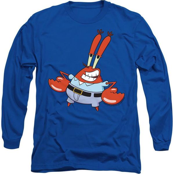 Spongebob Squarepants - Maglietta "Mr Krabby"" Per Uomo/Donna Unisex TV10721 (Xl) (Blu Reale)"-image
