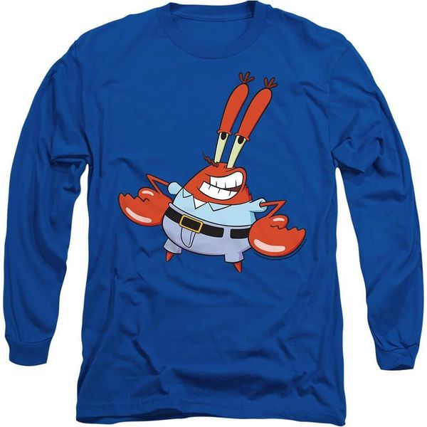 Spongebob Squarepants - Maglietta "Mr Krabby"" Per Uomo/Donna Unisex TV10721 (S) (Blu Reale)"-image